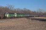 BNSF 8161 on train 466